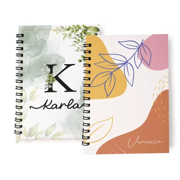 Agenda Cuaderno personalizado tamaño 1/2 carta