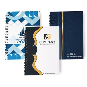 6 Agendas tipo Notebook tamaño 1/2 carta