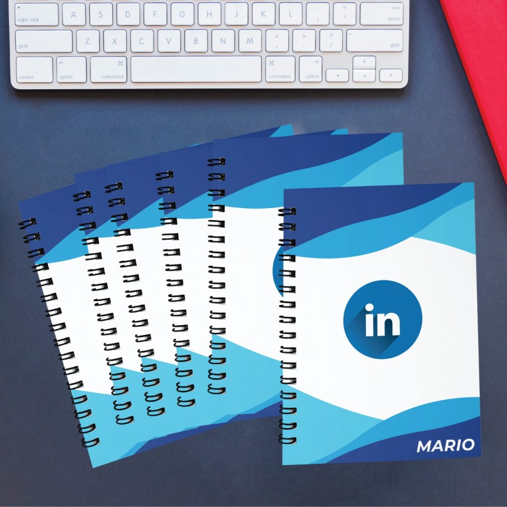 6 Agendas tipo Notebook tamaño 1/2 carta